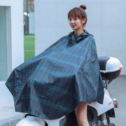 时尚日韩自行车雨披男女，单人小清新骑车电动车雨衣多功能成人防雨