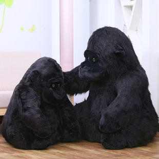 大号黑猩猩毛绒玩具金刚猴子，公仔布娃娃另类个性，玩偶女生生日礼物