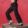 Nike耐克女子防晒梭织中腰长裤夏季防泼水街舞休闲刺绣FQ3589