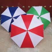 大量印字印logo定制红白，蓝白绿白大西瓜，伞颜色相间广告伞