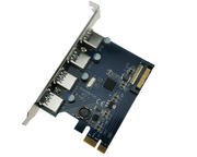 USB3.0扩展卡 PCIE PCI-E转USB3.0 FRESCO FL1100 支持苹果系统