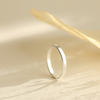 惜物《素年》原创手工S990纯银戒指简约北欧光面情侣对戒开口可调