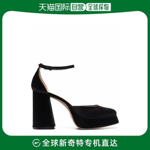 香港直邮潮奢 Roberto Festa 女士NICLA 黑色绸缎浅口鞋
