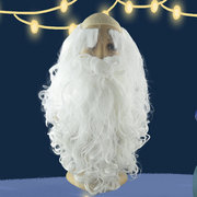 圣诞老人装扮用品圣诞老人大胡子白色大假发胡子胡须圣诞假发眉毛