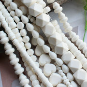 天然无优化 海绵珊瑚白珊瑚散珠串条 diy用品 手工材料饰品配件