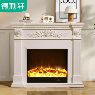 定制1.2米欧式壁炉装饰柜客厅美式实木壁炉架电壁炉电视柜