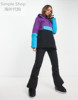 英美 紫色蓝配色半拉链滑雪服上衣2023-12-13