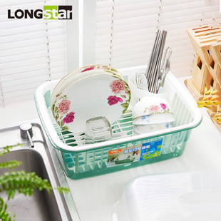 厨房装碗筷餐具收纳盒放碗箱沥，水盆碟置物架，家用大号塑料碗柜带盖