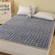 防滑婴儿绒包边床垫家用加厚爬行垫可折叠水洗，冬季珊瑚绒软垫床褥