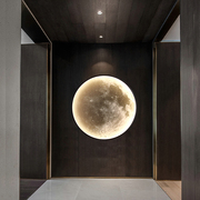销月球壁灯现代简约北欧过道走廊壁画灯艺术客厅背景装饰卧室