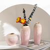 陶瓷花瓶北欧风格创意，轻奢艺术品卧室水养，桌面文艺插花仿真花装饰