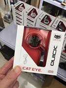 cateye猫眼骑行码表无线圆形大屏英文自行车码表防水带支架装备
