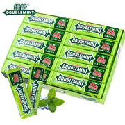 绿箭口香糖条装5片20条盒装，100片清凉薄荷，味清新口气零食糖果
