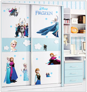 艾莎公主墙贴儿童房墙画女孩卧室家具衣柜贴纸卡通动漫贴画Elsa