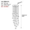 水晶球楼梯吊灯现代轻奢简约吧台餐厅吊线灯别墅复式楼旋转长吊灯