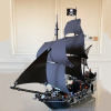乐高加勒比海盗船黑珍珠号积木，拼装巨大模型，男孩玩具生日礼物4184