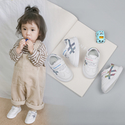 宝宝1-3岁男运动鞋软底小白，鞋0一2小童鞋子春秋单鞋婴儿学步鞋女
