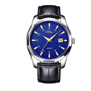 钢带手表夜光多功能全自动石英表品牌士商务手表防水跨境男