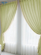 曼田2022简约现代风格纯色双面面料卧室客厅阳台定制遮光窗帘