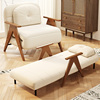申亚懒人沙发可折叠两用多功能家用小户型实木单人沙发床2024