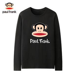 paulfrank大嘴猴长袖t恤男春秋季纯棉，ins潮流潮牌青少年打底衫