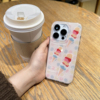 泡泡熊原创想吃冰淇淋可爱卡通双层IMD工艺ins手机壳适用于iPhone15pro14proMax保护套