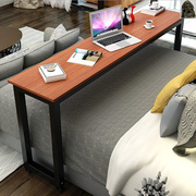 双人床上懒人长桌子带轮可移动公寓桌多功能电脑桌卧室家用床边桌