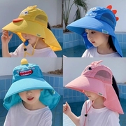 儿童防晒帽夏季防紫外线太阳帽，男童女孩宝宝，遮阳帽渔夫帽凉帽帽子