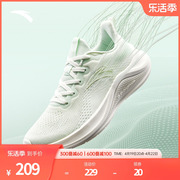 安踏跑步鞋女2024年夏季厚底网面透气运动鞋子软底中考跑鞋女