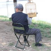 便携式靠背凳户外折叠椅子便携凳送给老人用方便携带椅子带靠背
