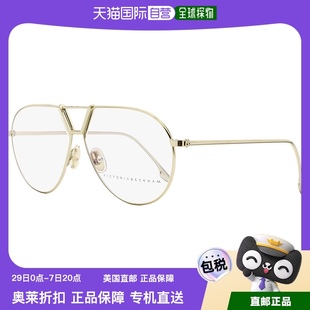 自营Victoria Beckham 女士飞行员眼镜 VB2106 714 浅金色 58 毫