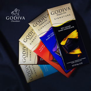 godiva歌帝梵85%巧克力，黑巧排块散装50片比利时进口纯可可脂喜糖