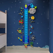 身高墙贴纸卧室装饰儿童测量尺可移除卡通宝房间布置3d立体亚克力