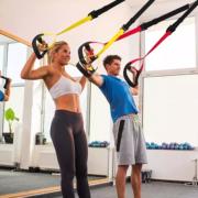 pc-trx悬挂式训练带挂门练胸肌背部单杠，悬吊带健身器材家用拉力绳