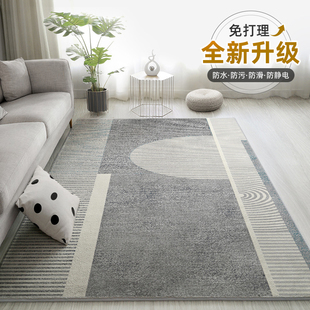 地毯客厅2023沙发垫茶几高级轻奢天津免洗可擦卧室地毯大面积