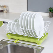 单层厨房收纳置物架水槽碗架沥水，架洗碗池碗，盘架沥水篮晾放碗架子