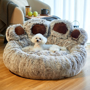 狗窝冬季保暖深度睡眠小型犬狗狗，床垫子泰迪窝可拆洗宠物狗狗用品