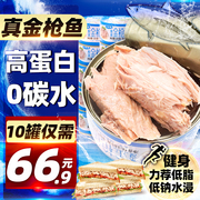 可选低脂低钠水浸金鱼罐头，185g速即食，油浸吞拿鱼食品海鲜代午餐