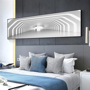 现代轻奢房间卧室床头装饰画简约温馨挂画抽象背景墙壁金属晶瓷画