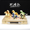 唐三彩太宗六骏马伴手礼，陶瓷马手工艺品中国风，河南特产含礼盒