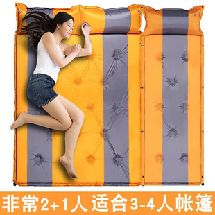 户外自动充气垫帐篷睡垫，便携双人加宽加厚防潮垫子3-4人三床*