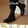 Clarks其乐蒂勒姆系带靴女靴秋冬英伦风马丁靴侧拉链长靴