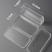 亚克力迷你小收纳盒有盖塑料透明单层饰品小盒子小物件小型储物盒