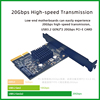 USB3.2扩展卡GEN2x2 20Gbps PCI-E 4X转TYPE-C前置TYPE-E ASM3242