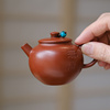 小谦山房巨轮珠紫砂壶小煤窑，朱泥手工刻绘宜兴中式泡茶壶小号茶具
