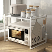 厨房微波炉置物架家用台面多功能调味品收纳架桌面双层放烤箱架子