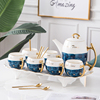轻奢风欧式茶具套装家用客厅创意水杯子水壶茶壶水具杯具北欧陶瓷