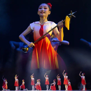 六一儿童少先队员中小学生演出服，女红领巾国庆大合唱舞蹈表演服装