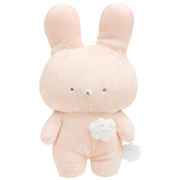 san-x日本正版轻松熊家族(熊家族，)粉萌迷糊小兔子毛绒大公仔玩偶抱枕