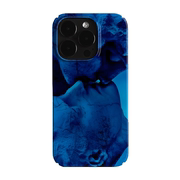 蓝色爱恋石膏艺术潮流小众适用高级感卡通iPhone14pro+苹果15promax菲林手机壳13/12小米14